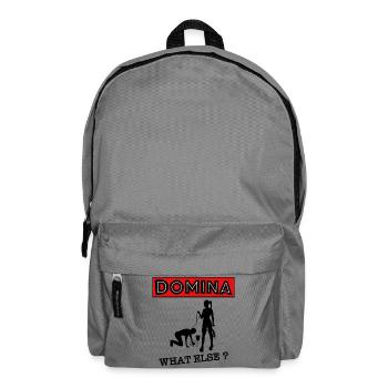 Dominatrice maîtresse quoi d’autre? - Sac à dos - gris éléphant - Devant