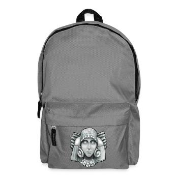 Aztec goddess Chalchiuhtlicue 2 - Backpack - elephant grey - Front