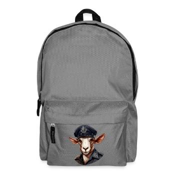 Goats Police - Backpack - elephant grey - Front
