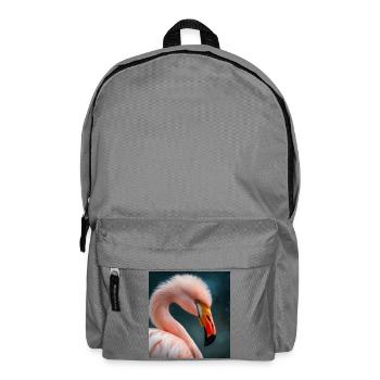Flamingo - Rucksack - Mittelgrau - Vorne