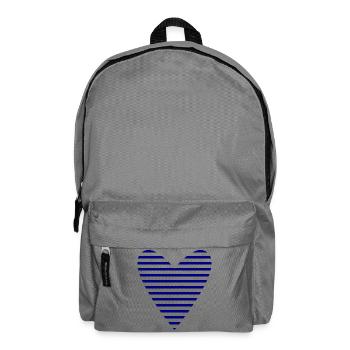 HEART. DAD. MOM. Bachelorette party. BEBE. CHILD. HEART. FEAST - Backpack - elephant grey - Front