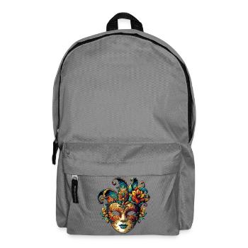 Venice Carnival Mask - Backpack - elephant grey - Front