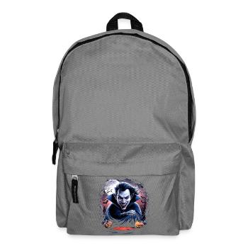 Reißzähne & Schrecken Halloween Vampir - Rucksack - Mittelgrau - Vorne