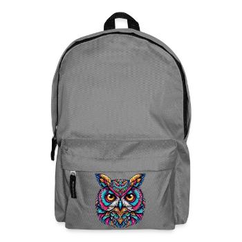 Hibou - Sac à dos - gris éléphant - Devant