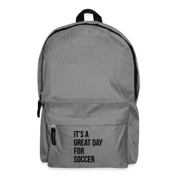 Fußball Fußball Fußball Fußball - Rucksack - Mittelgrau - Vorne