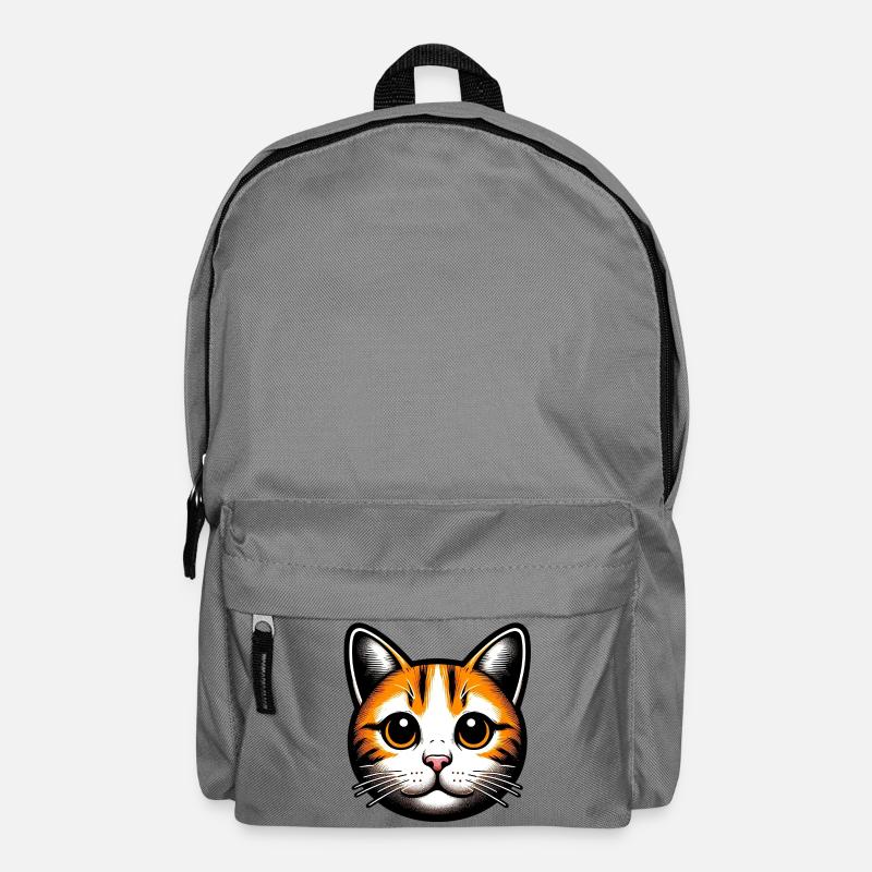 Katze - Rucksack - Mittelgrau