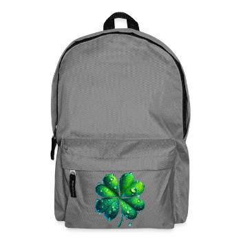 Trèfle à quatre feuilles - Sac à dos - gris éléphant - Devant