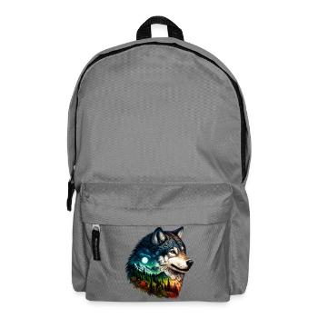 Wolf - Rucksack - Mittelgrau - Vorne