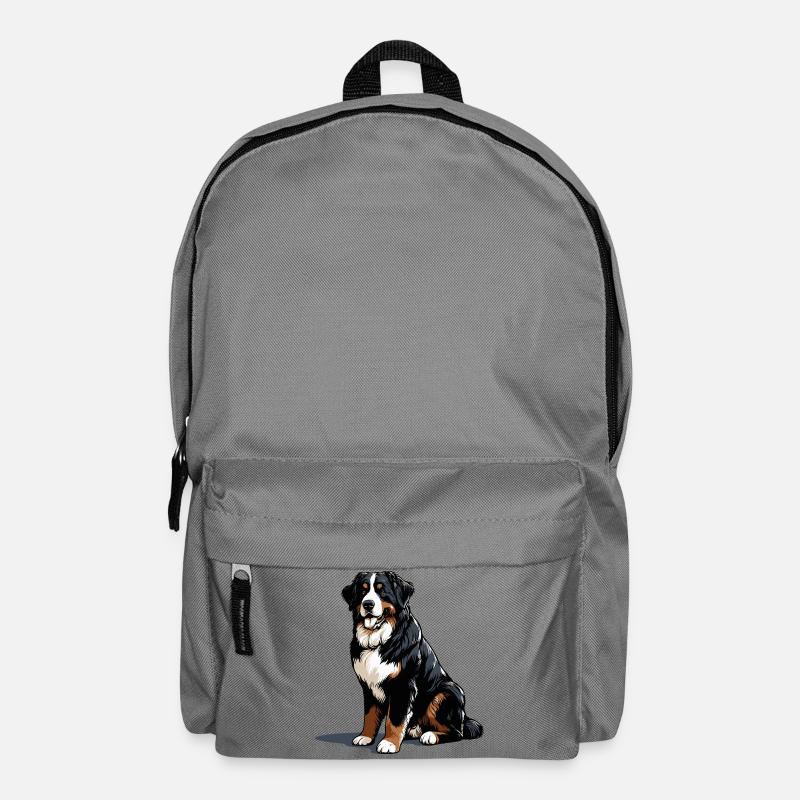 Berner Sennenhund - Rucksack - Mittelgrau