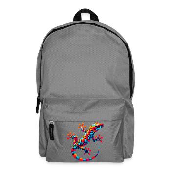 Gecko - Rucksack - Mittelgrau - Vorne