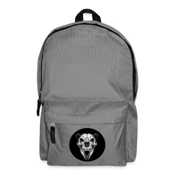 Schädel - Rucksack - Mittelgrau - Vorne