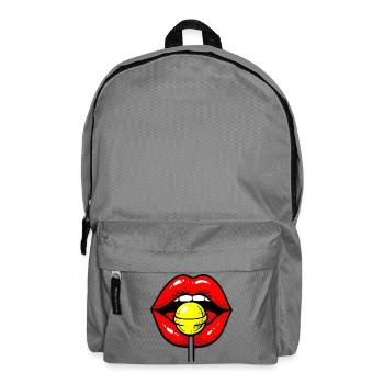 Lolli Lips - Rucksack - Mittelgrau - Vorne