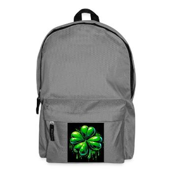 Four-leaf clover - Backpack - elephant grey - Front