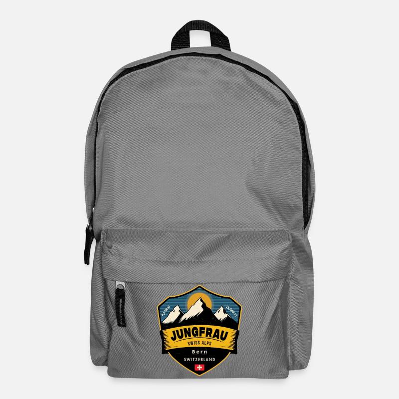 Jungfrau, Swiss Alps,  Switzerland  - Backpack - elephant grey