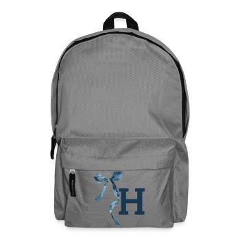 Monogram h Geschenkidee - Rucksack - Mittelgrau - Vorne