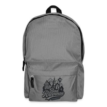 Bad Rappenau Skyline Handlettering Design - Rucksack - Mittelgrau - Vorne