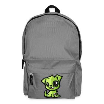 Hund Halloween Zombie Comic - Rucksack - Mittelgrau - Vorne