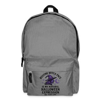 Halloween - Witch - Backpack - elephant grey - Front
