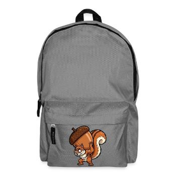 Eichhörnchen Workout Fitness Bodybuilding Gym  - Rucksack - Mittelgrau - Vorne