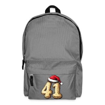 41 Number Cookie Christmas - Backpack - elephant grey - Front