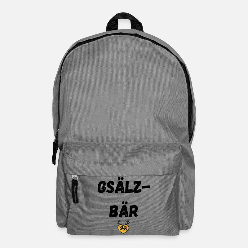 Gsälzbär Schwäbisch - Rucksack - Mittelgrau