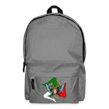 Sizilien Trinacria - Rucksack - Mittelgrau - Vorne
