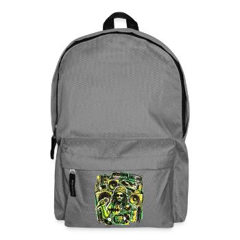 Dub Reggae Soundsystem - Backpack - elephant grey - Front