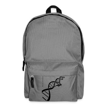 Kletterfigur Silhouette in Schwarz - Rucksack - Mittelgrau - Vorne