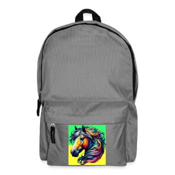 cheval - Sac à dos - gris éléphant - Devant