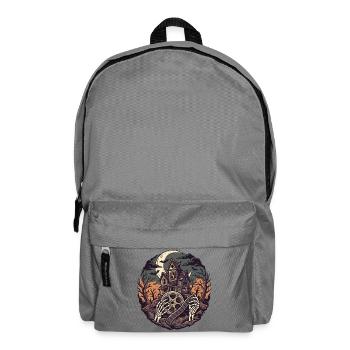 Geister Haus Film Horror Design - Rucksack - Mittelgrau - Vorne