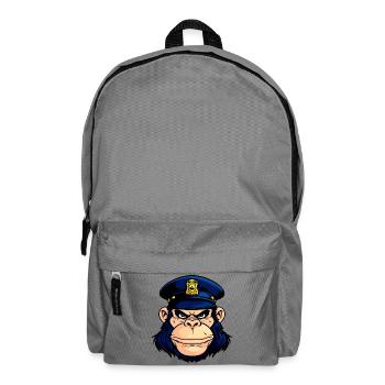 Monkey Police - Backpack - elephant grey - Front