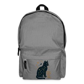 Sternenkatze Konstellation - Rucksack - Mittelgrau - Vorne