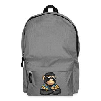 Vacances de bandes dessinées Singe - Sac à dos - gris éléphant - Devant