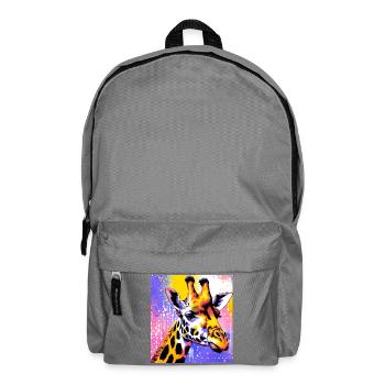 Giraffe - Rucksack - Mittelgrau - Vorne