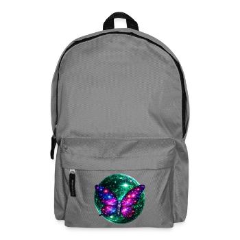 Asterra Rebirth – Cosmic Butterfly Universe - Backpack - elephant grey - Front