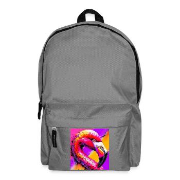 Flamingo - Rucksack - Mittelgrau - Vorne