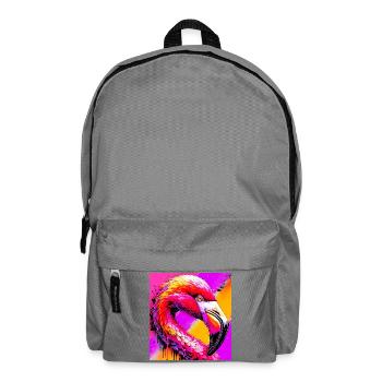 Flamingo - Rucksack - Mittelgrau - Vorne