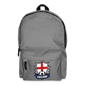 England Shield Flag and Ball - Backpack - elephant grey - Front