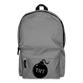 Bomb TNT Symbol - Backpack - elephant grey - Front