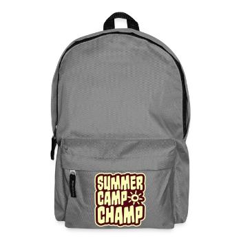 Summer Camp Champ Fun Kids Outdoor Adventure - Backpack - elephant grey - Front