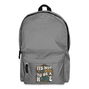 Be A Hippie 60s - Backpack - elephant grey - Front