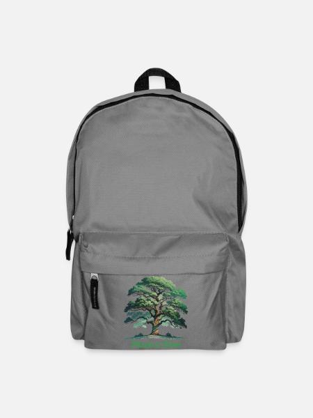 Pflanzen Sie einen Baum-Aquarellhain - Rucksack - Mittelgrau