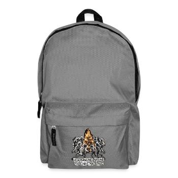Christmastree Headbanger Metal - Backpack - elephant grey - Front