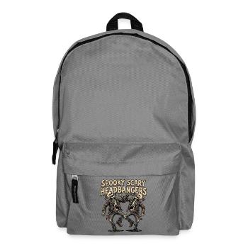 Squelette Heavy Metal Headbanger - Sac à dos - gris éléphant - Devant