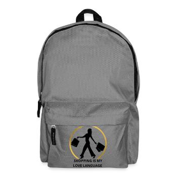 Minimalistischer Goldring - Rucksack - Mittelgrau - Vorne