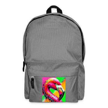 Flamant - Sac à dos - gris éléphant - Devant
