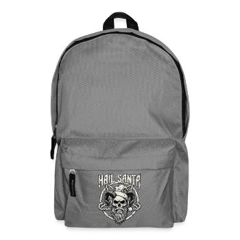 Père Noël en métal - Sac à dos - gris éléphant - Devant
