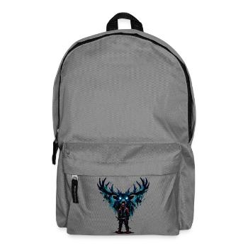 Guerrier de la Nuit aux Ailes Bleues - Sac à dos - gris éléphant - Devant
