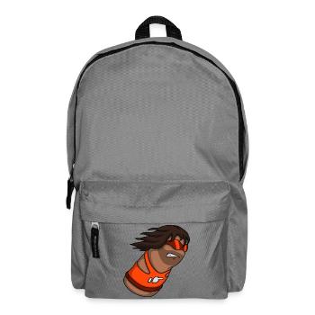 Slam – Cartoon Thumb Character - Rucksack - Mittelgrau - Vorne