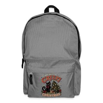 Have Yourself a Creepy Christmas - Backpack - elephant grey - Front